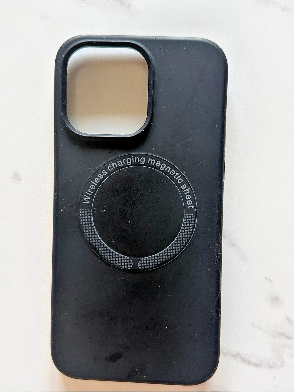 Black Wireless Charging Magnetic Phone Case